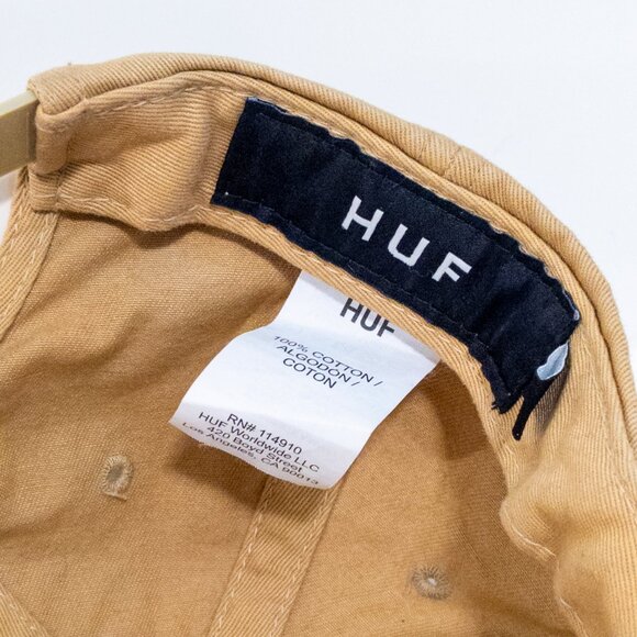 Huf ESS Unstructured Snapback Hat Toffee Triforce Six Panel Casual Activewear - Picture 4 of 4